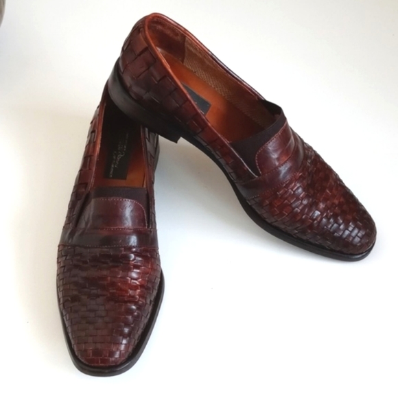Sesto Meucci Shoes - Gorgeous Cognac Brown Leather Oxford/ Loafer Shoes 8M